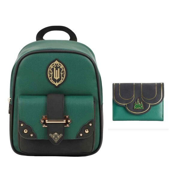 Wicked Wizard of OZ Mini Backpack with Emerald City Wallet - Picture 1 of 16